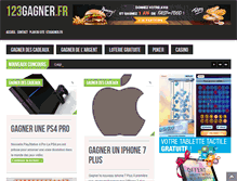 Tablet Screenshot of 123gagner.com